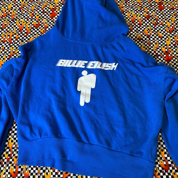 💙Blue Billie eilish sweatshirt hoodie💙 - Picture 3 of 7